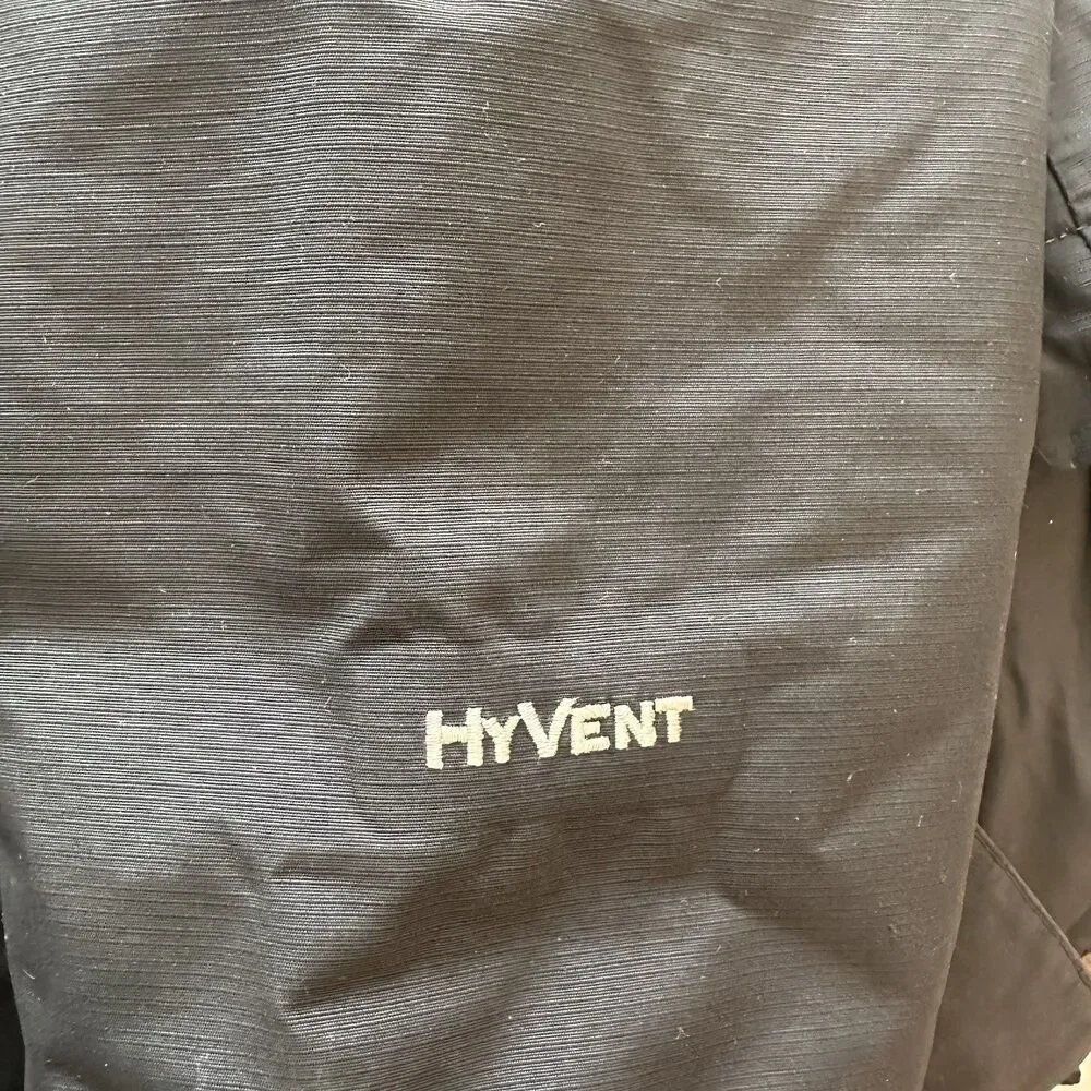 The North Face HyVent Womens Black Hooded Rain Jacket Size M - Picture 8 of 10